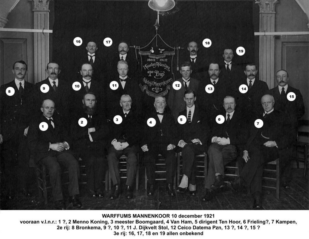 Warffums Mannenkoor 1921